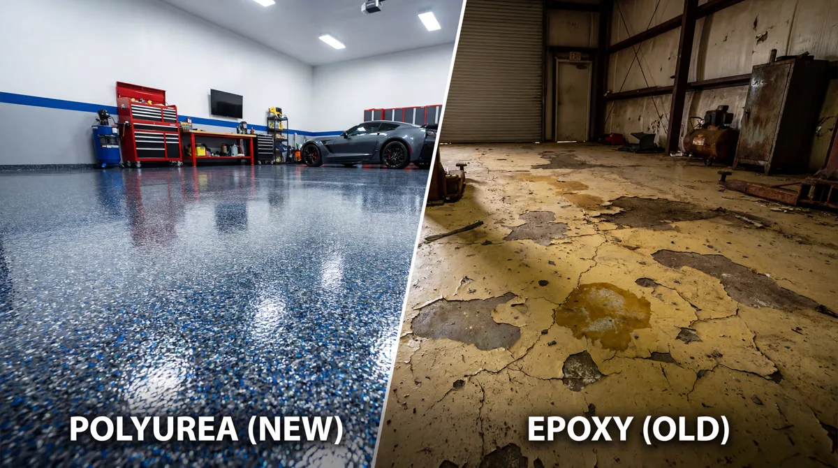 Why Polyaspartic Beats Epoxy for Garage Floor Coatings