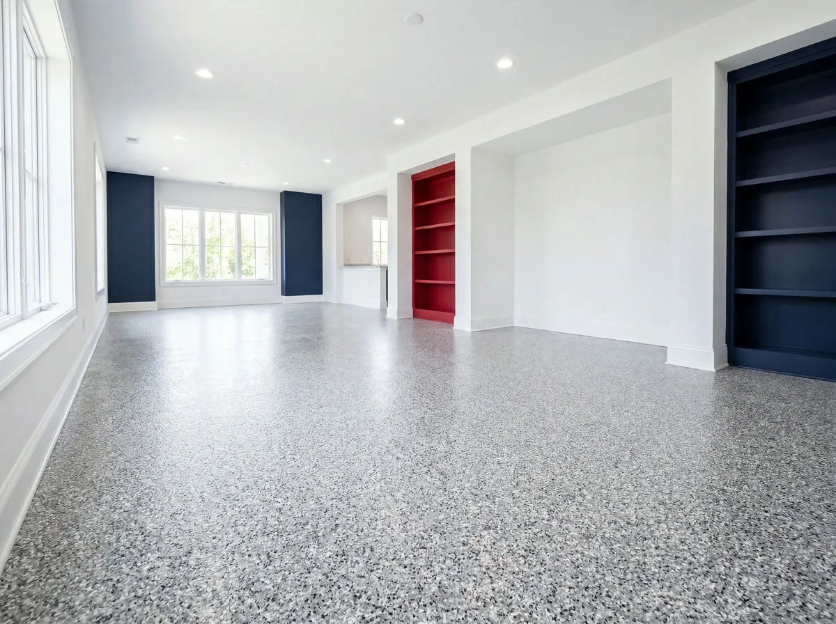 Basement Floors after polyaspartic coating — Patriot Poly Coatings