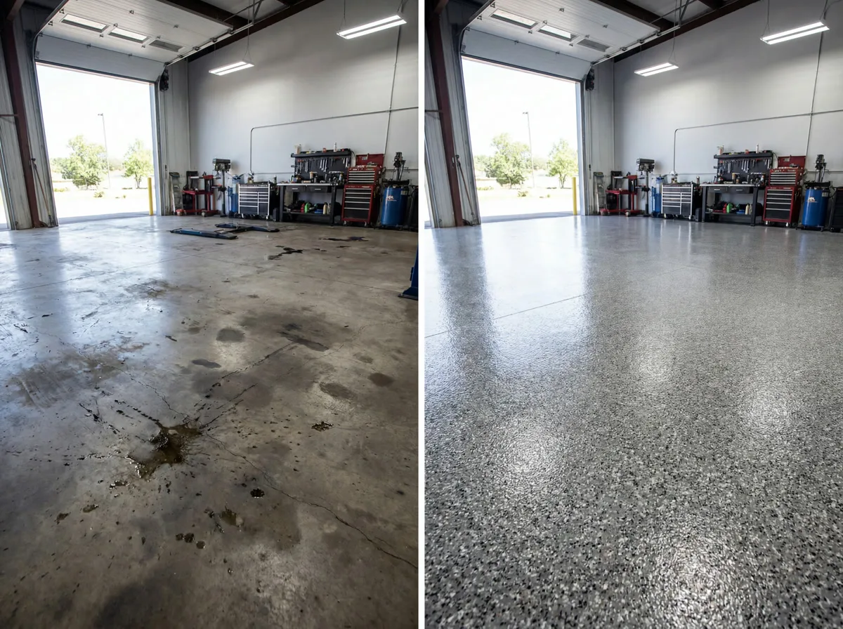 Commercial & Industrial after polyaspartic coating — Patriot Poly Coatings